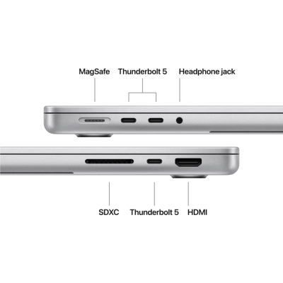 Ноутбук Apple MacBook Pro 14 A3426 M5 Pro Silver (MGDP4UA/A) фото №7