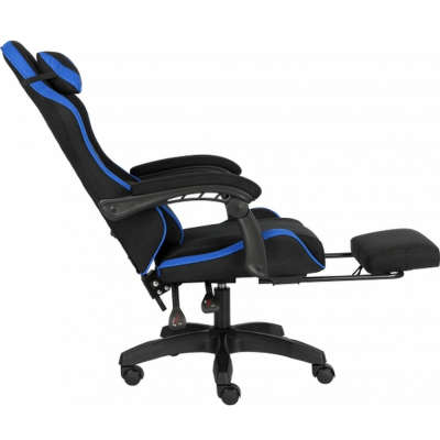 Геймерское кресло GT Racer X-2339 Black/Blue (X-2339 Fabric Black/Blue) фото №6