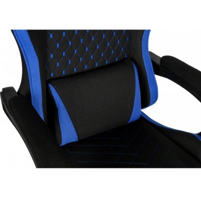 Геймерское кресло GT Racer X-2339 Black/Blue (X-2339 Fabric Black/Blue) фото №9