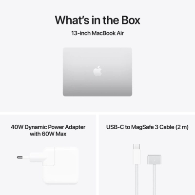 Ноутбук Apple MacBook Air 13 M5 A3449 Silver (MDH94UA/A) фото №9