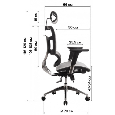 Офісне крісло GT Racer B-237A Grayy фото №12
